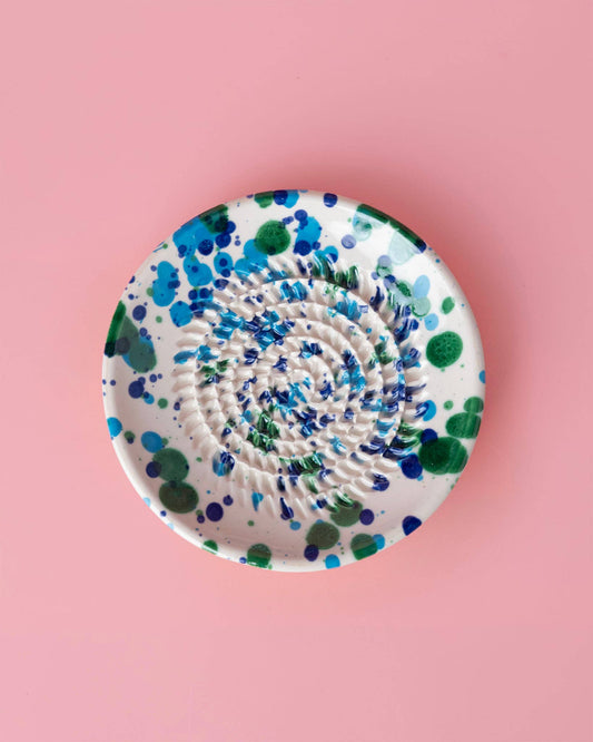 Small Grater Ceramic Dish | Coral