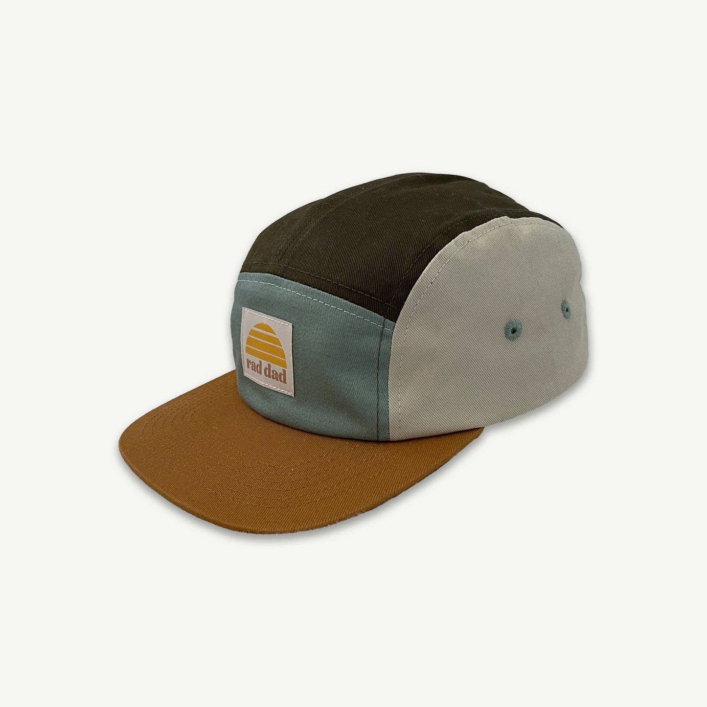 Rad Dad Spliced 5 Panel Cap | Khaki