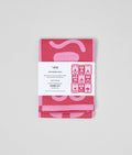 Faces Pink/Maroon | Cotton Tea Towel