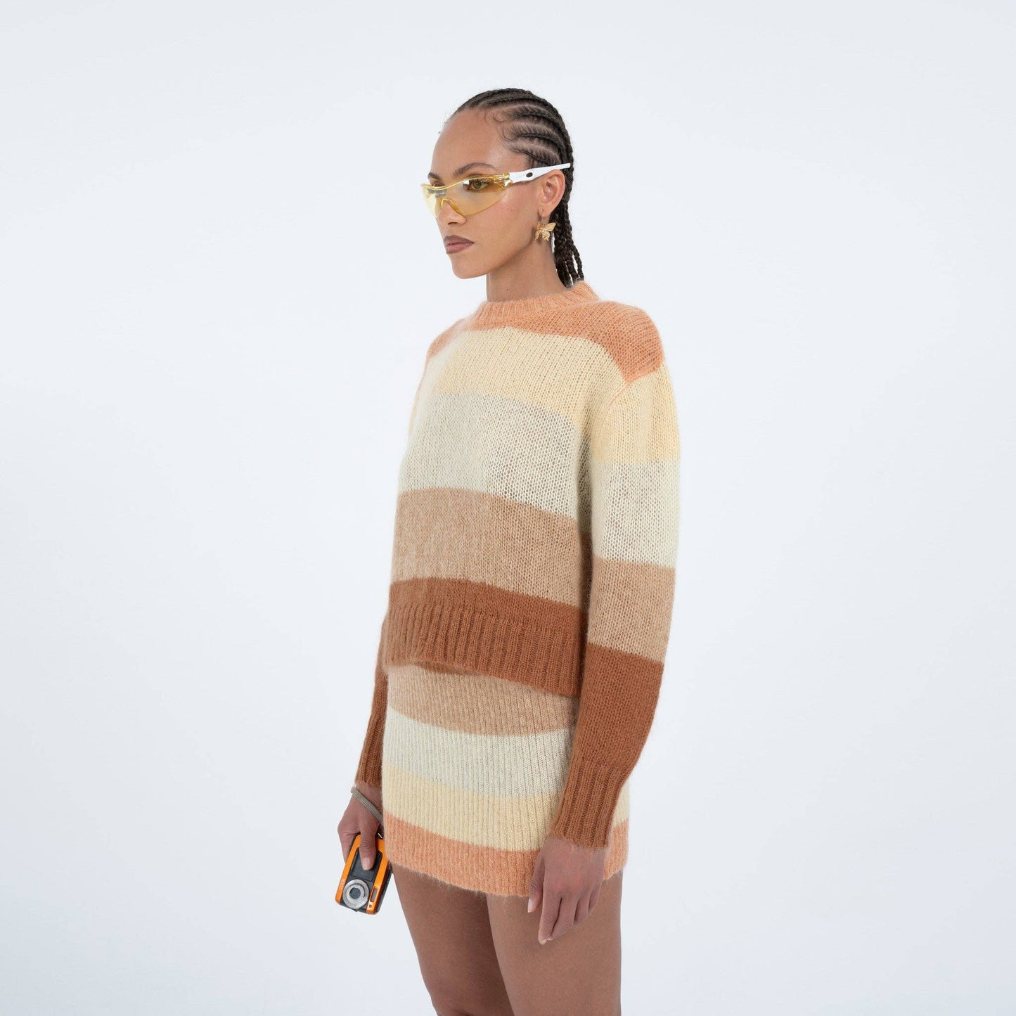 Mohair Standard Sweater | Soft Sunset