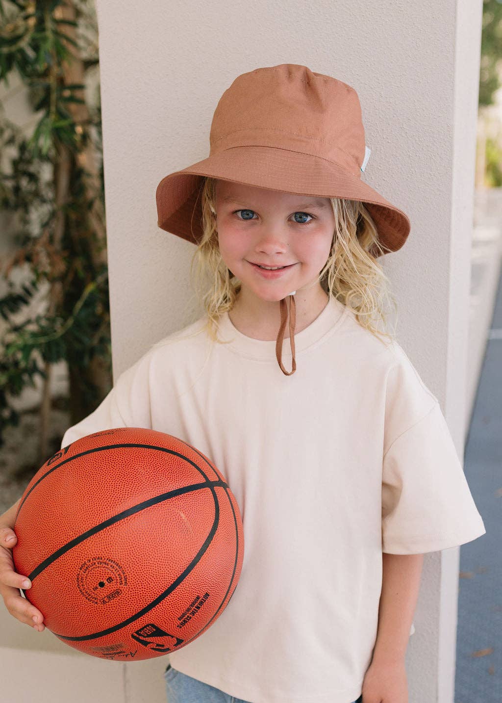 Wide Brim Bucket Hat | Coffee