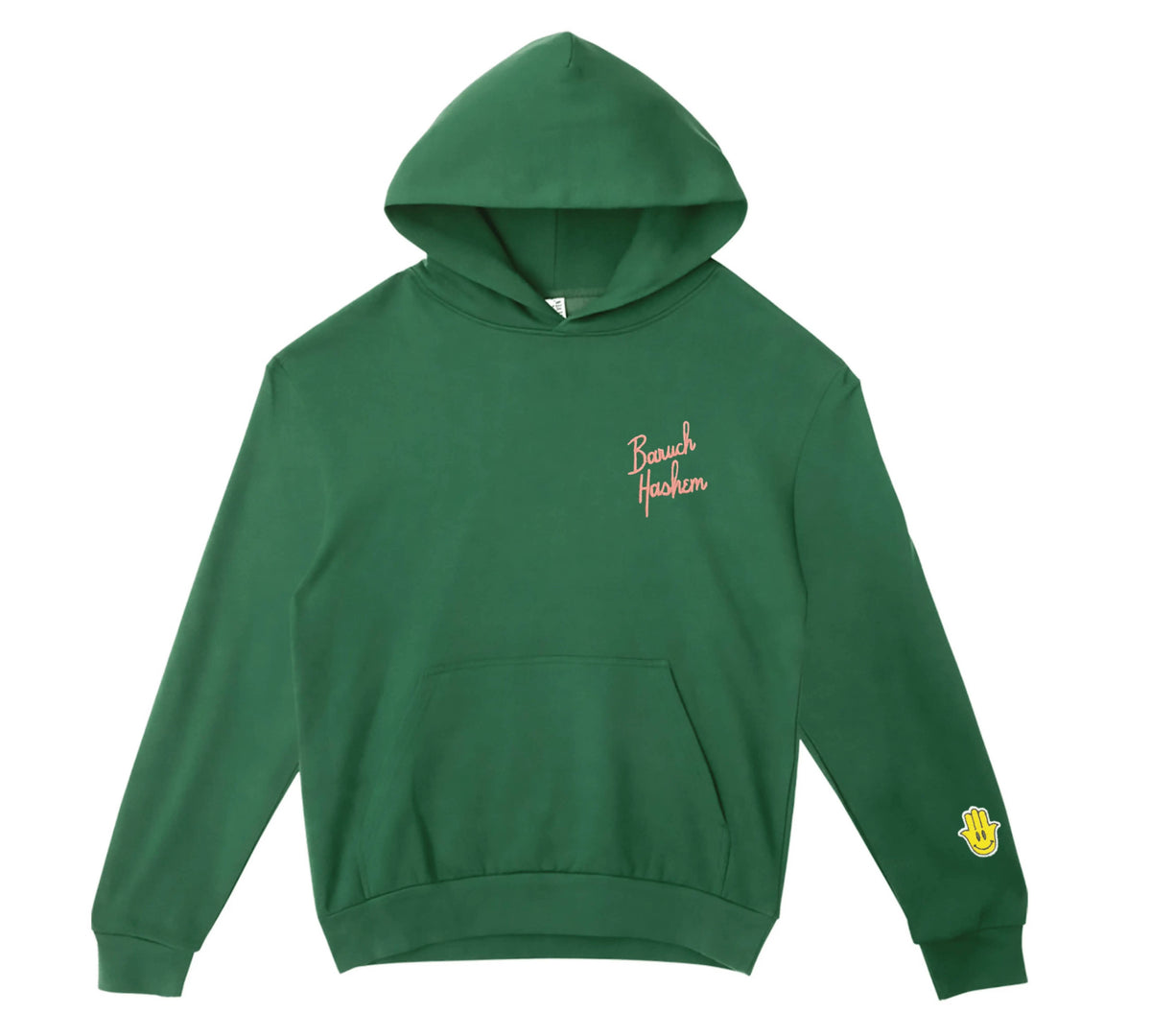 Baruch Hashem Hoodie | Green