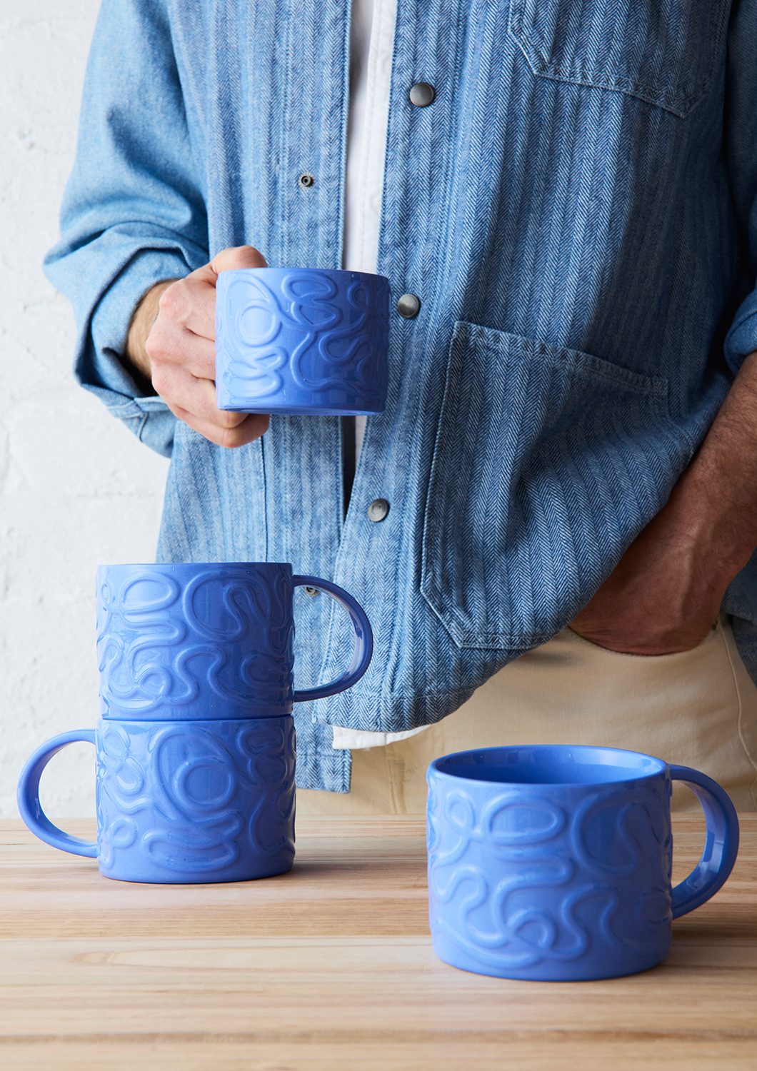 Tilde Mug Set | Cobalt