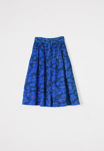 Coco Pintuck Skirt | Midnight Floral