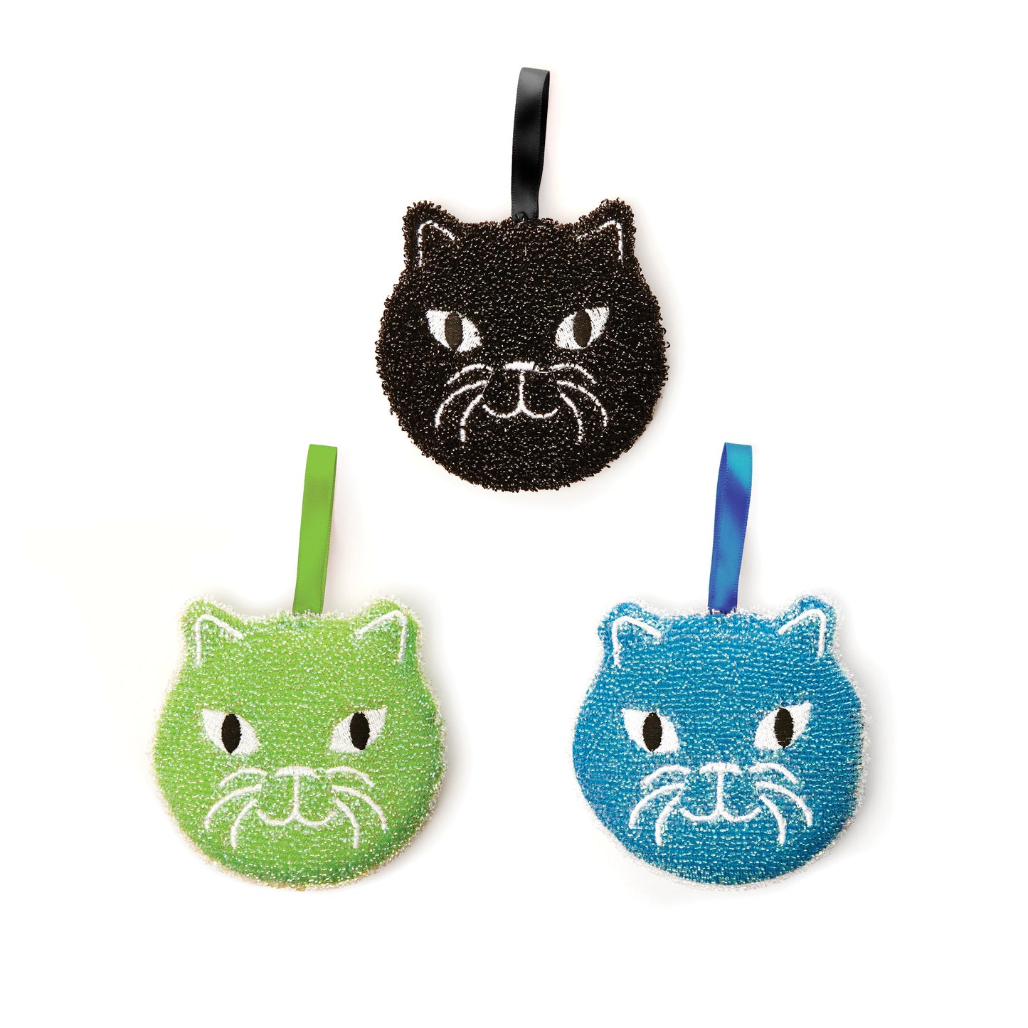 Cat Sponges | Multicoloured - Set of 3