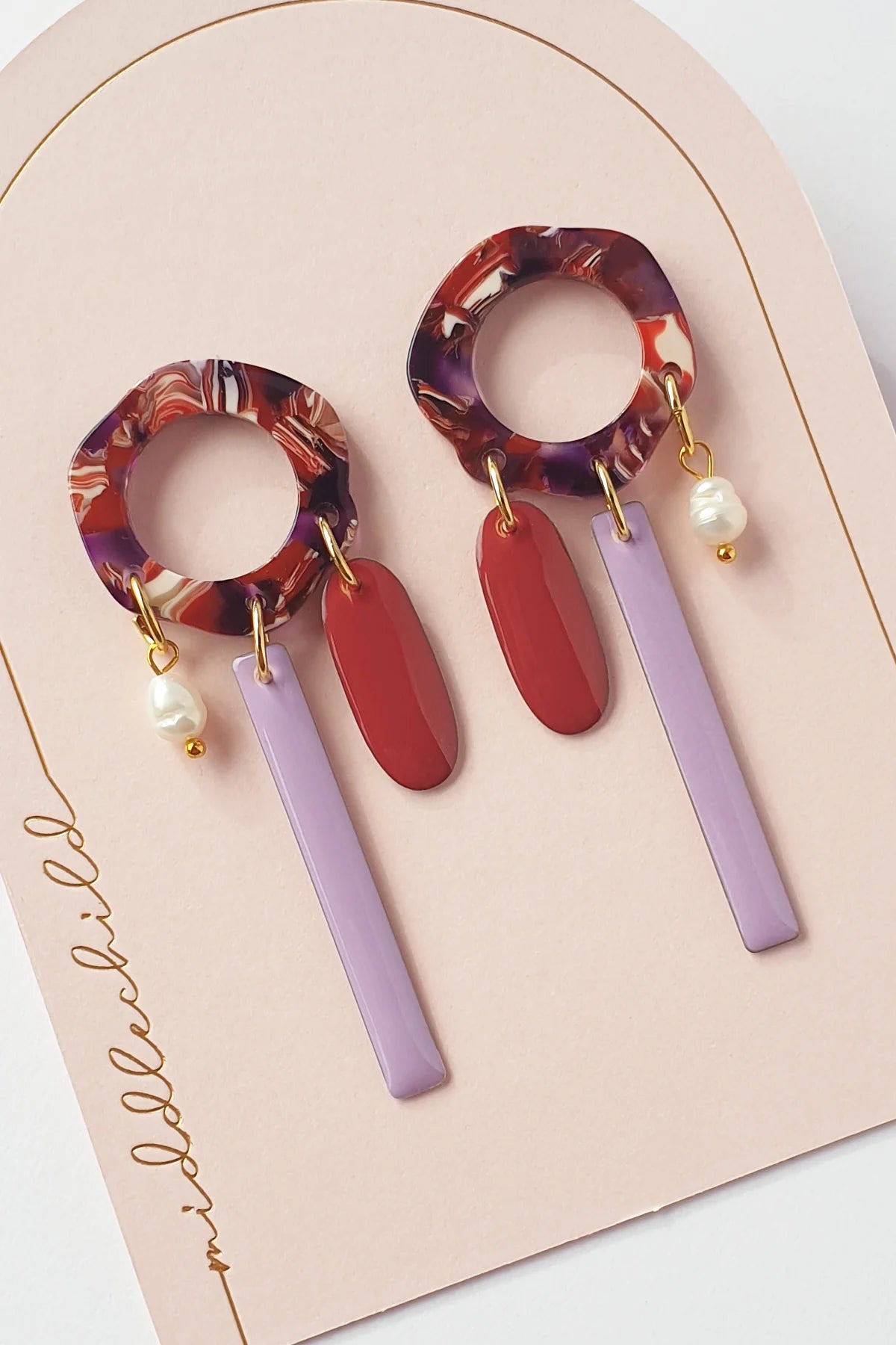 Curios Earrings | Lilac