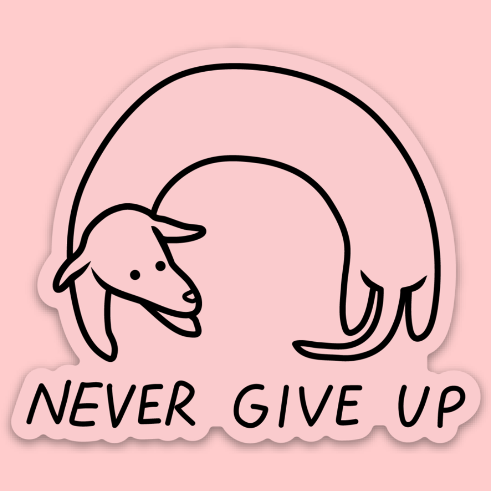 Never Give Up | Sticker