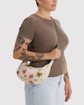 Small Crescent Bag | Abstract Floral