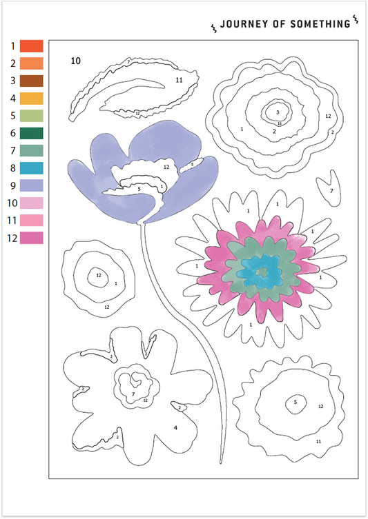 Paint by Numbers | Into the Petals 3pck