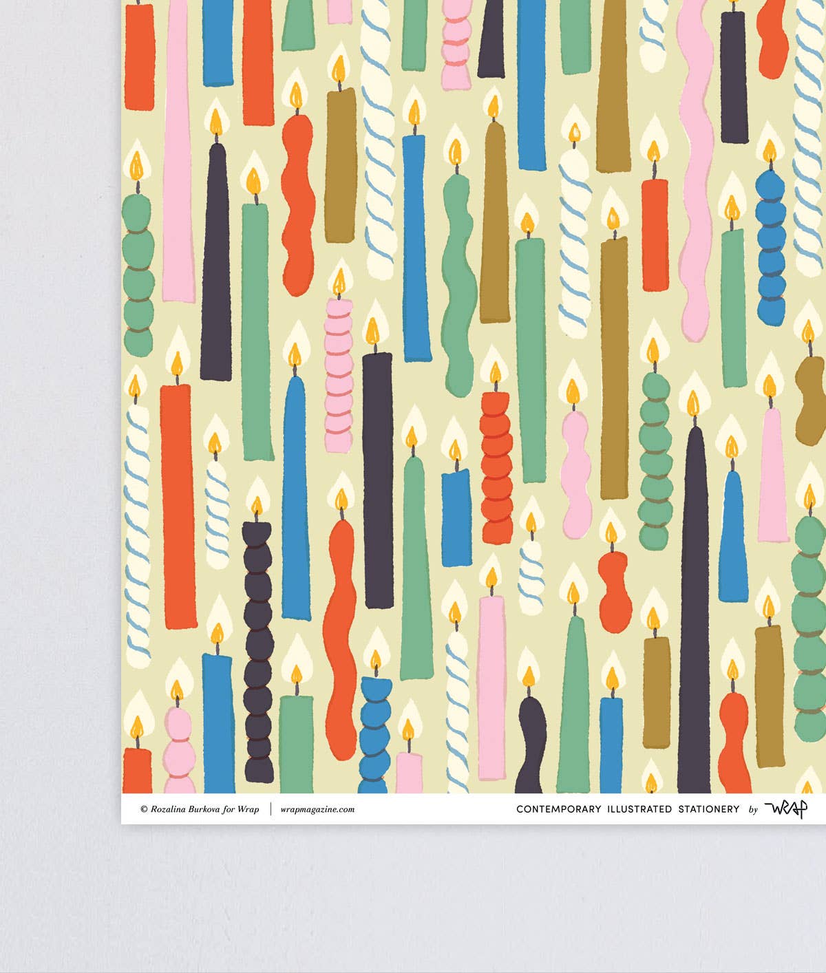 'Candles' Gift Wrap