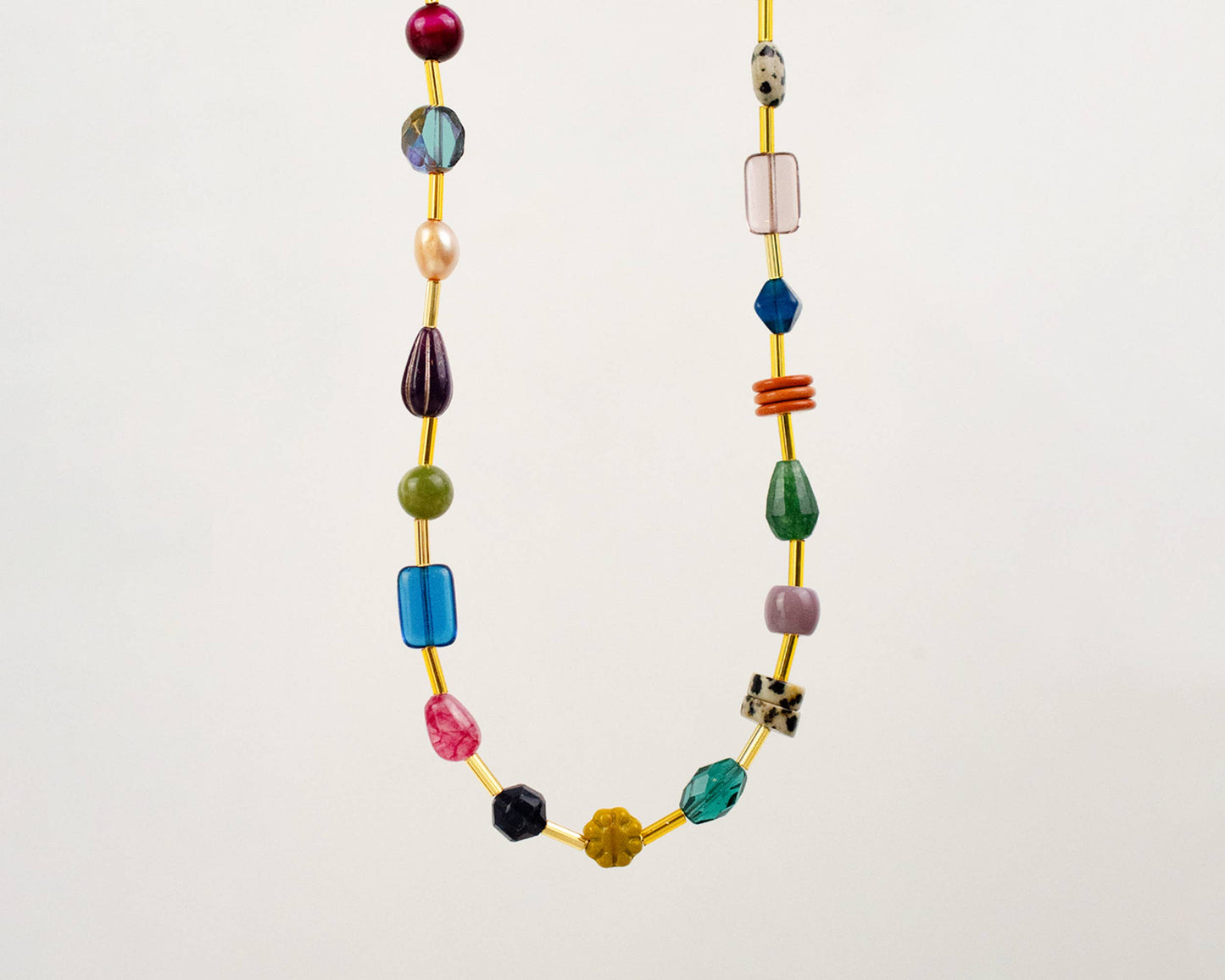Mariposa Jewel Tone | Beaded Necklace