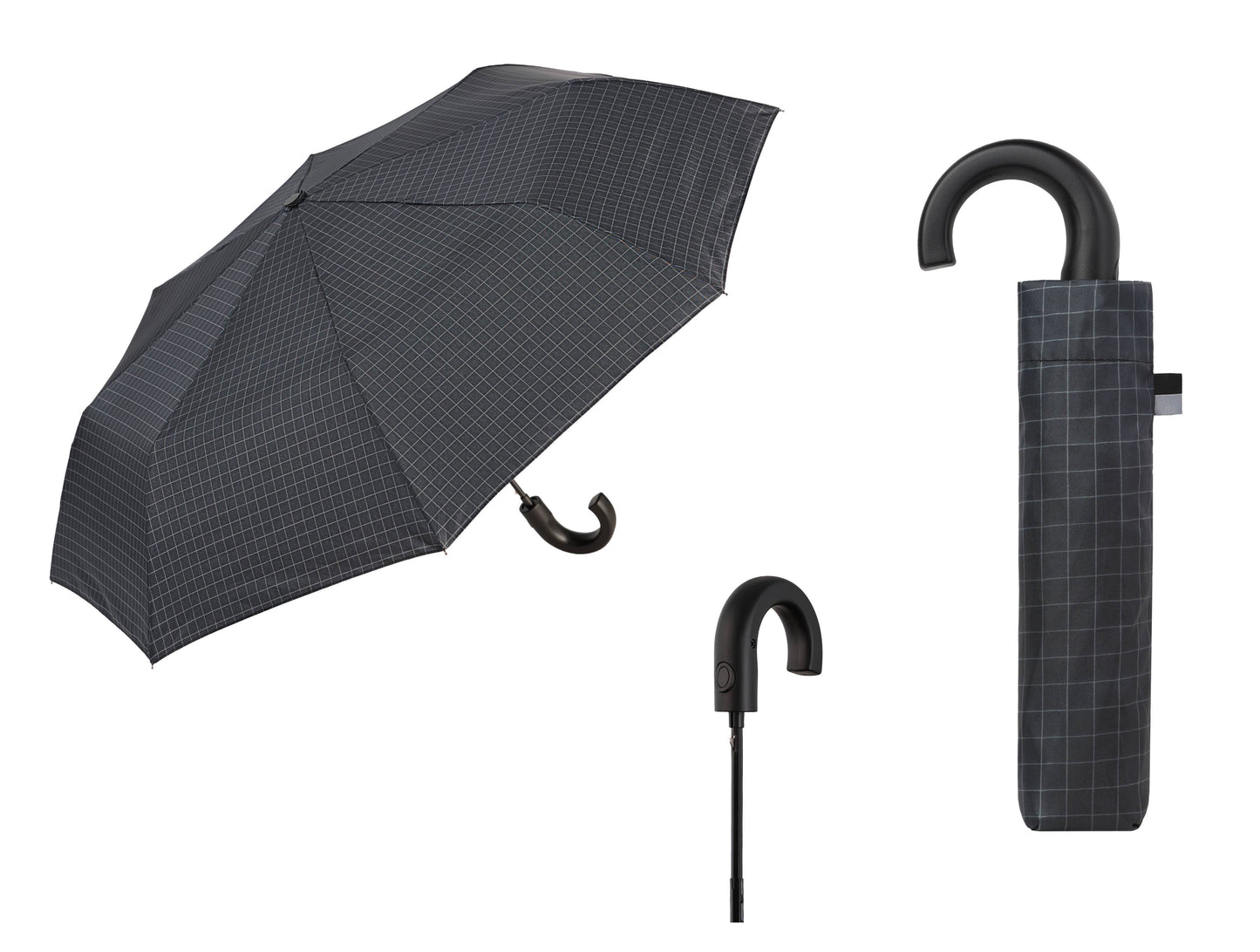 Folding Wooden Handle Umbrella | Various Styles
