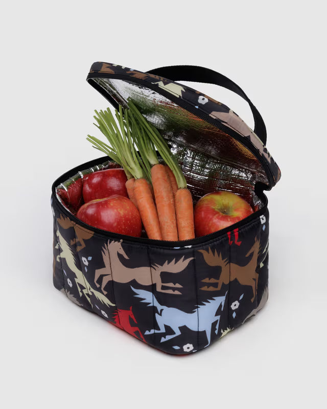 Puffy Lunch Bag | Horse Cut Outs