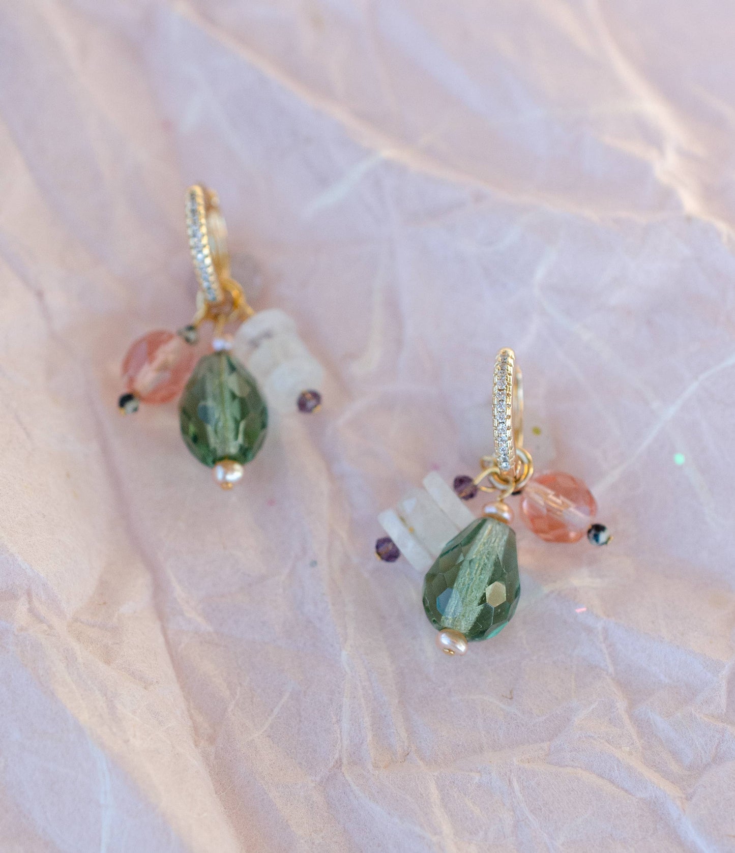 Isla | Charm Hoop Earrings