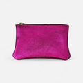 Metallic Leather Pouch | More Colours Available