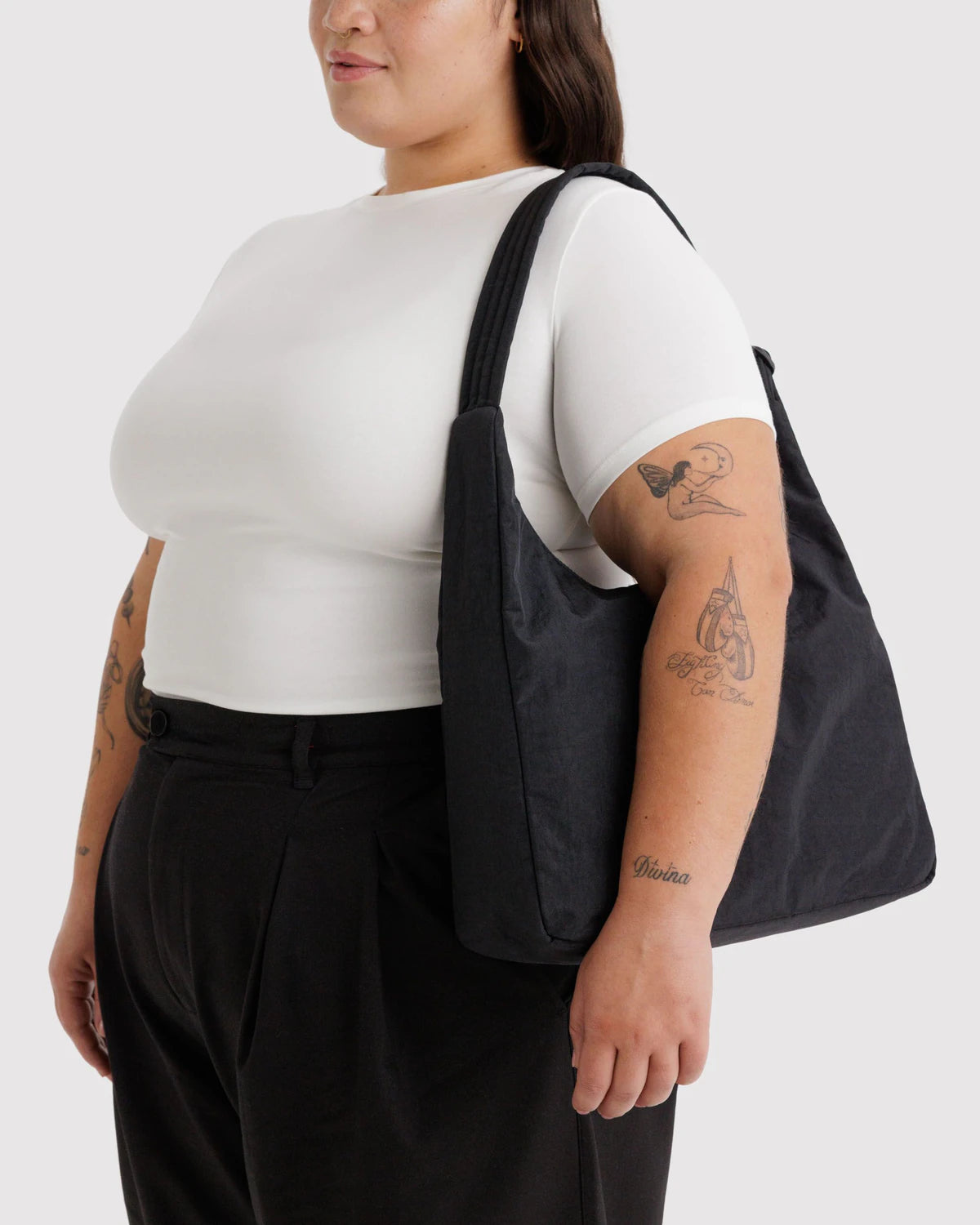 Large Nylon Shoulder Bag | More Colours