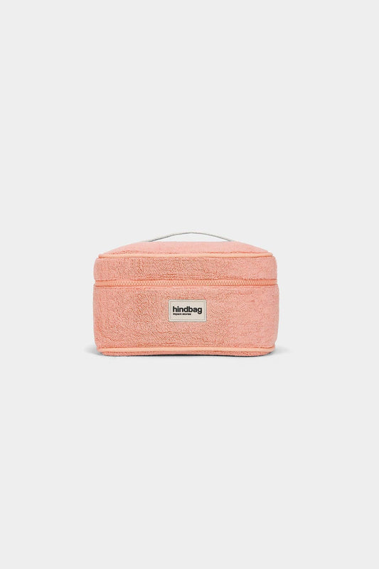 Gaspard Vanity Bag | Coral Pink Sponge
