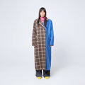 Double Breasted Blanket Coat | Cobalt