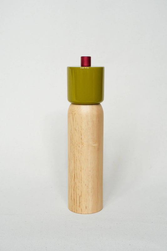 Salt & Pepper Grinder | Olive & Red