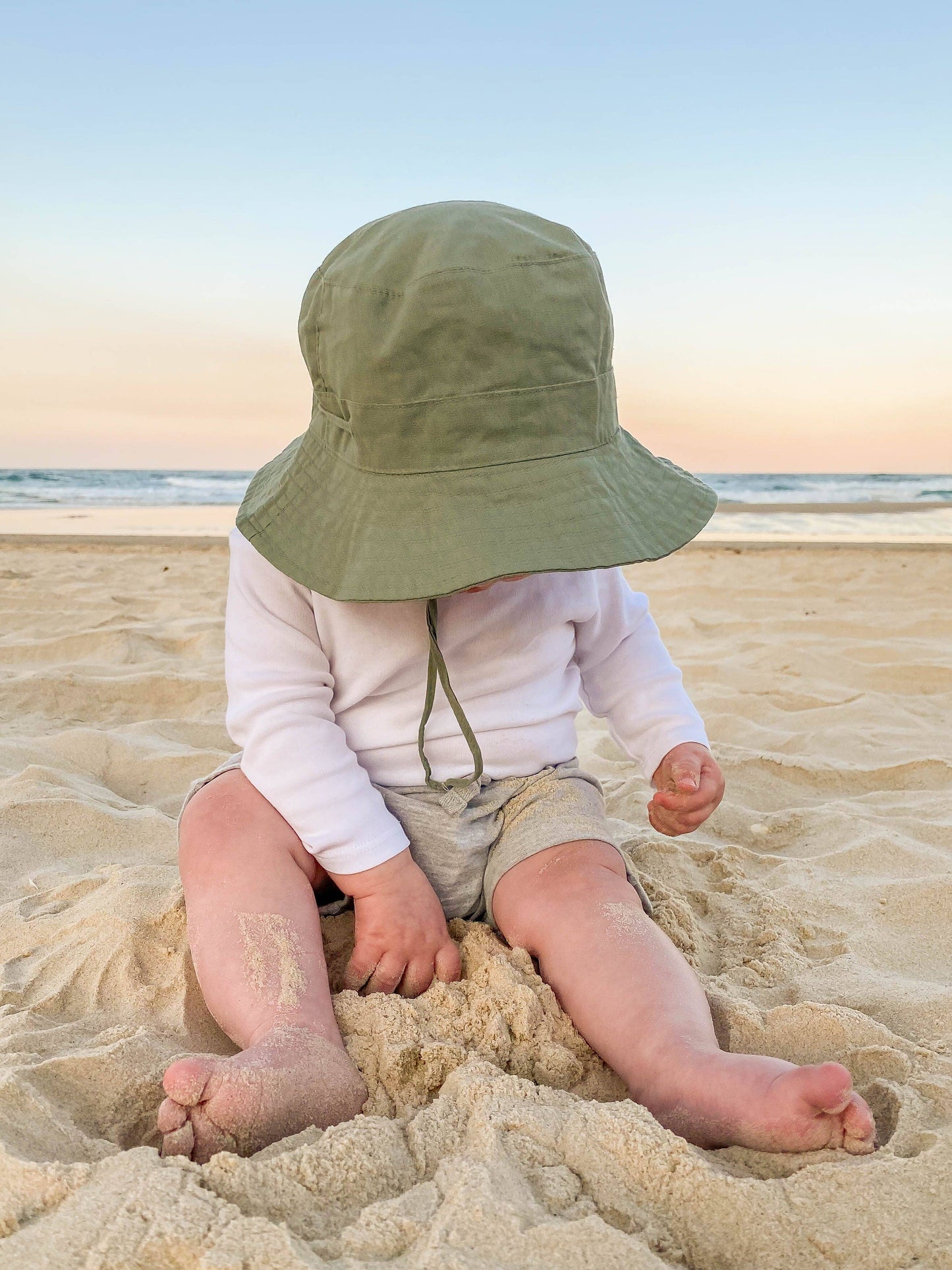 Baby Cotton Sun Hat | Various Colours