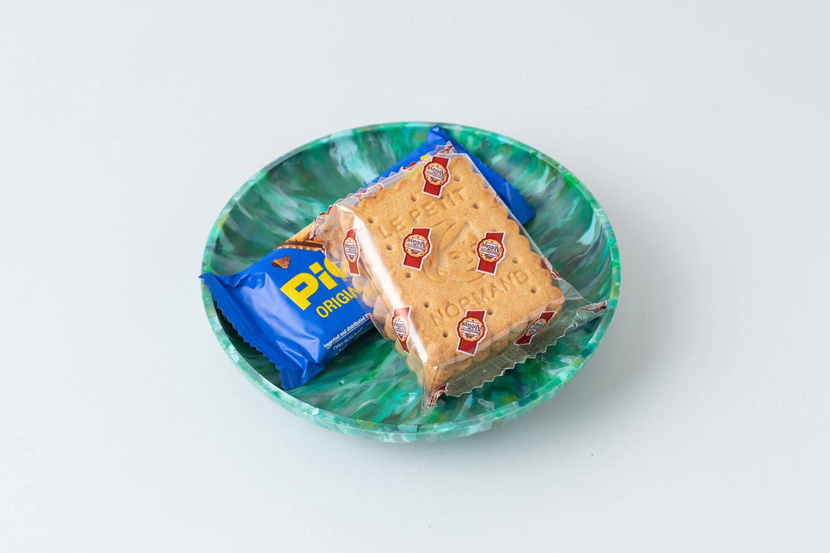 Round Serving Tray | Green
