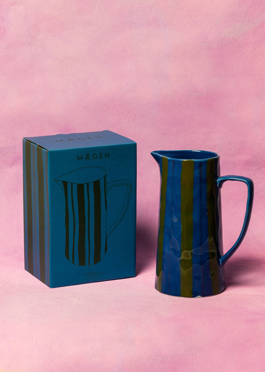 Ceramic Jug | Blue & Green
