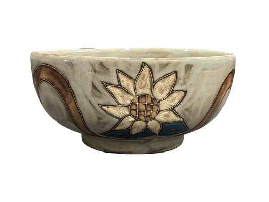 Mara Stoneware Serving Bowl | Sunflowers