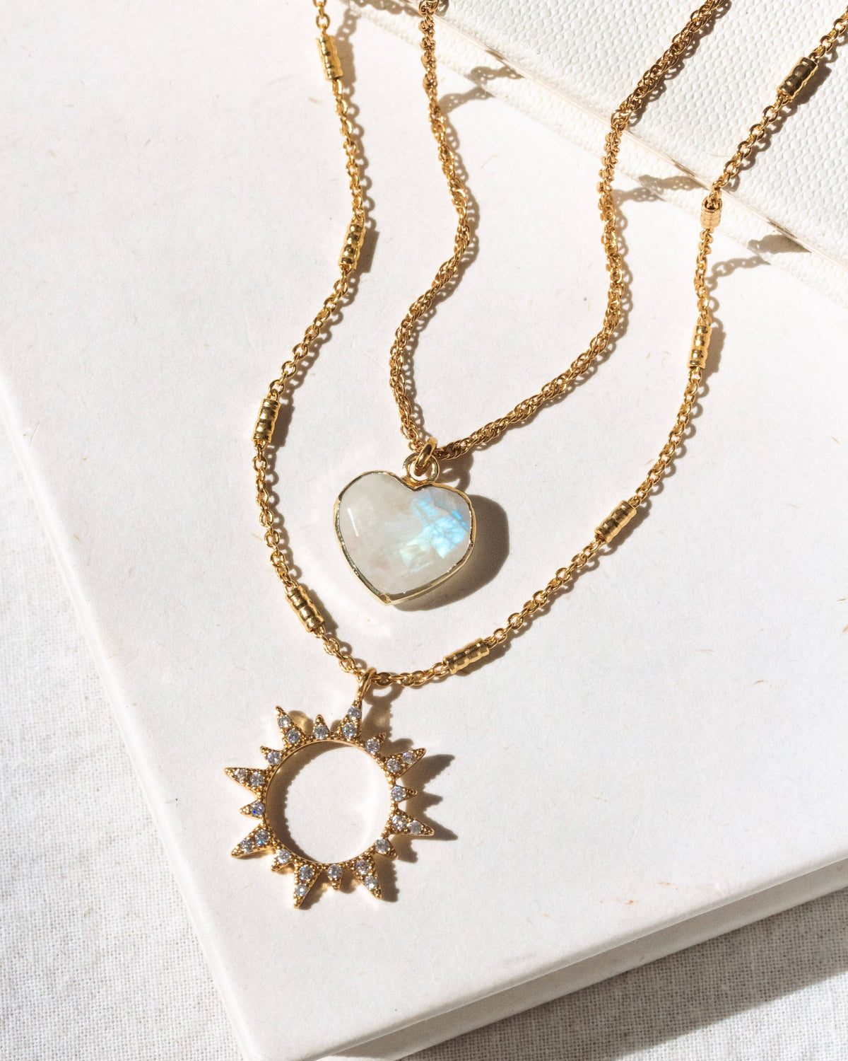 Live By The Sun, Follow Your Heart | Necklace Set