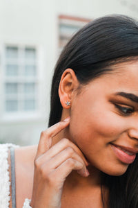 New Moon Silver Earrings | Shine Bright