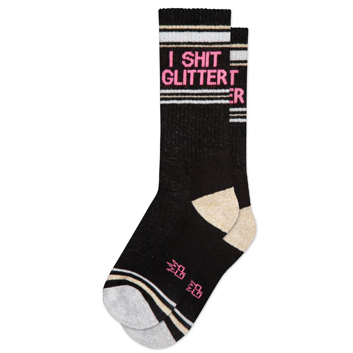 I Shit Glitter | Gym Crew Socks