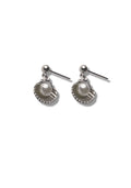 Mini Clam Drop Earrings
