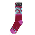 My Cat Says You're Dumb | Gym Crew Socks