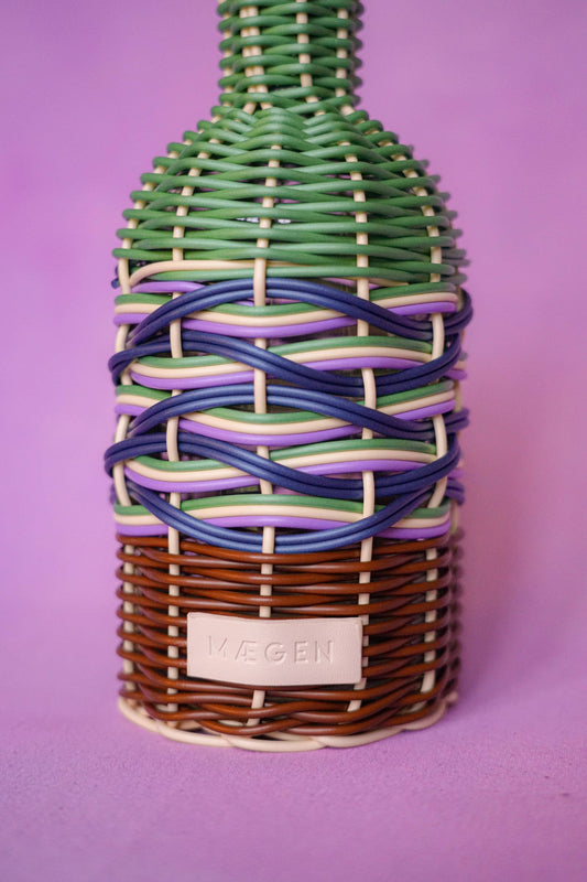 Oil Decanter | Brown & Green