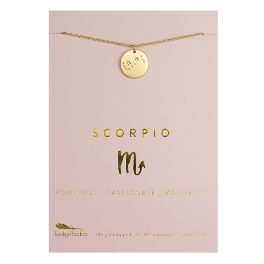 Zodiac Necklace | Scorpio
