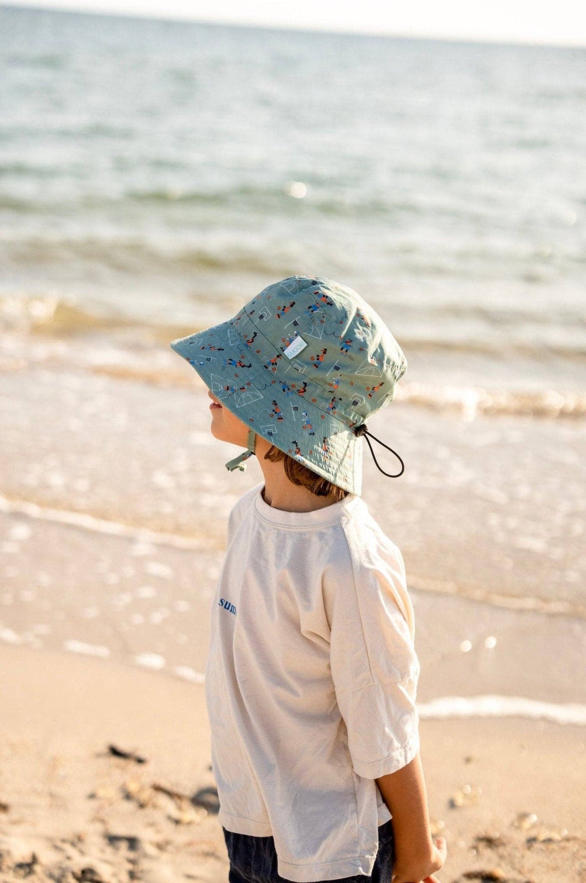 Wide Brim Bucket Hat | Shooting Hoops