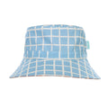 Reversible Wide Brim Bucket Hat | Checks
