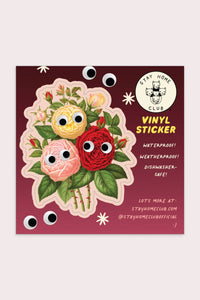 Vinyl Sticker | Googly Rose