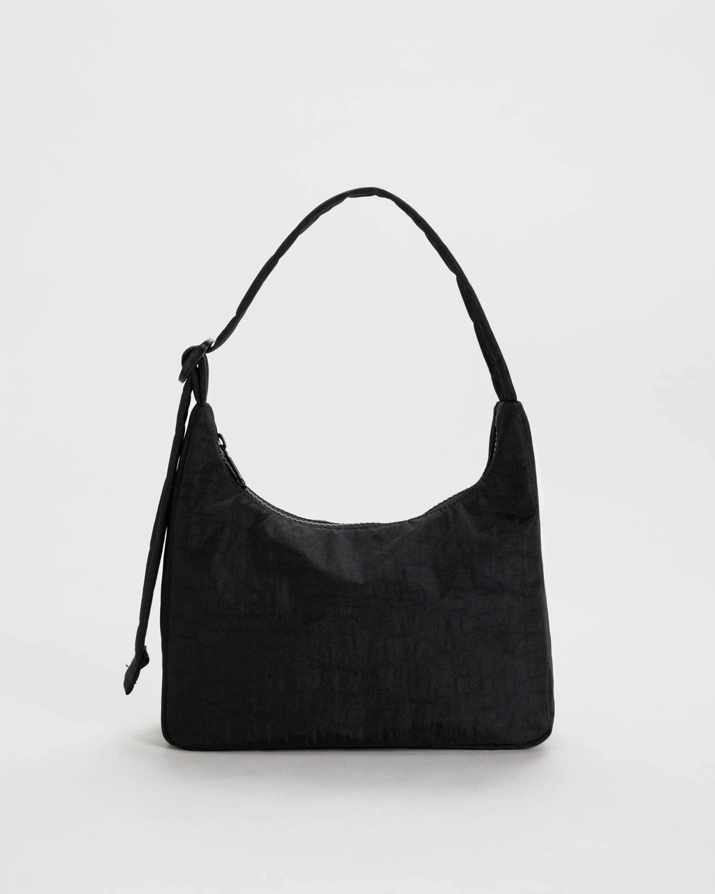 Mini Nylon Shoulder Bag | Black