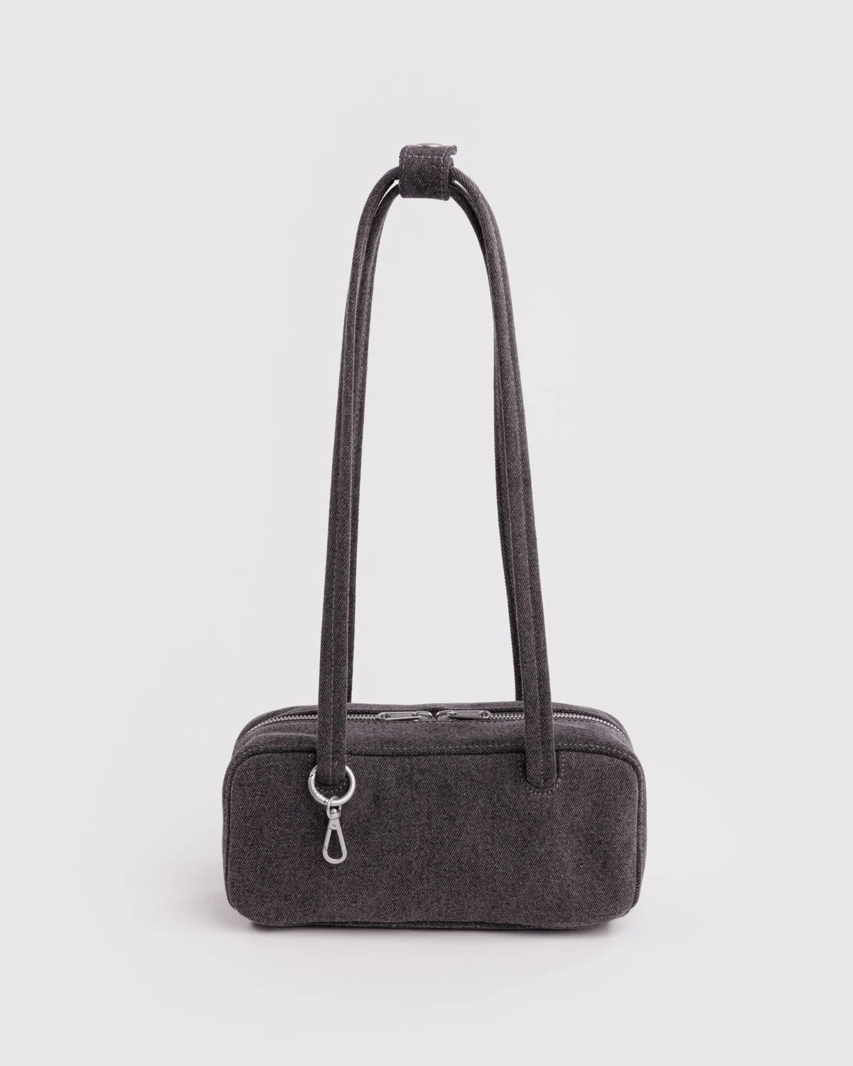 Small Denim Bowler Bag