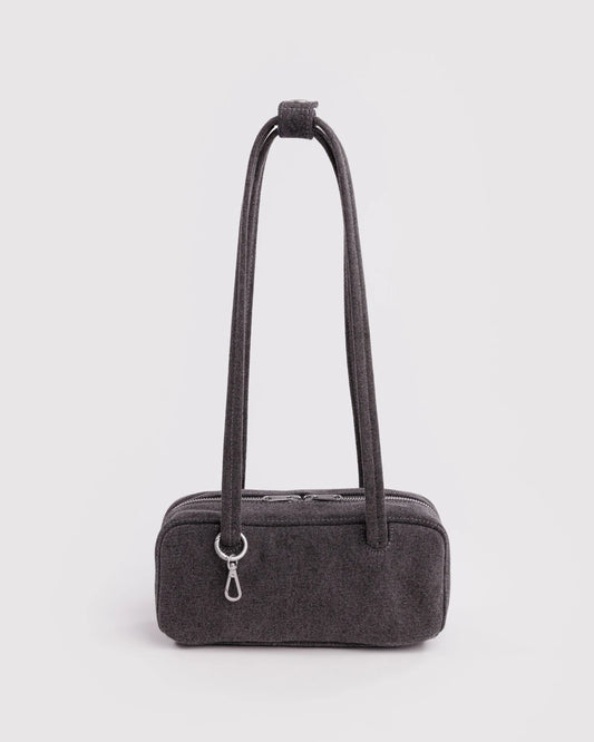 Small Denim Bowler Bag