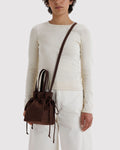 Nylon Drawstring Bag | Coffee