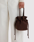 Nylon Drawstring Bag | Coffee