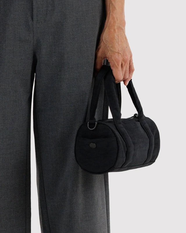 Small Nylon Duffle Bag | Black