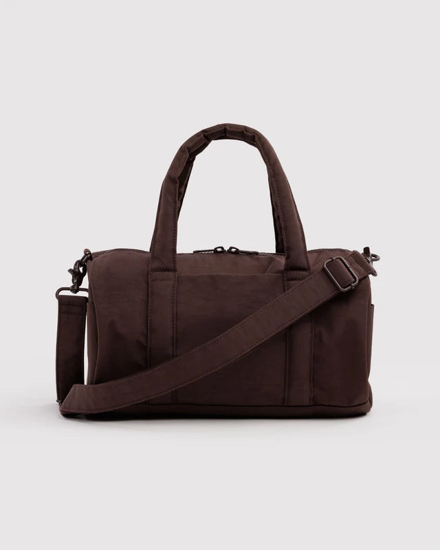 Nylon Duffle Bag | Coffee