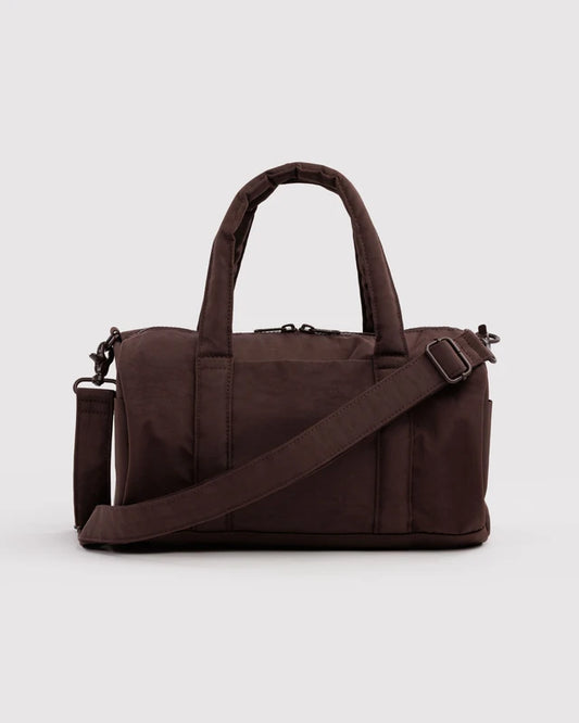 Nylon Duffle Bag | Coffee