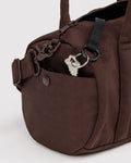 Nylon Duffle Bag | Coffee