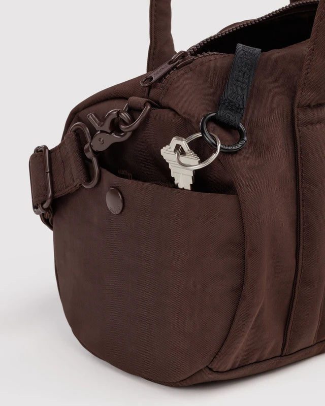 Nylon Duffle Bag | Coffee