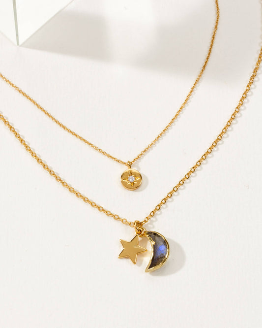 Stellar Necklace Set | Labradorite