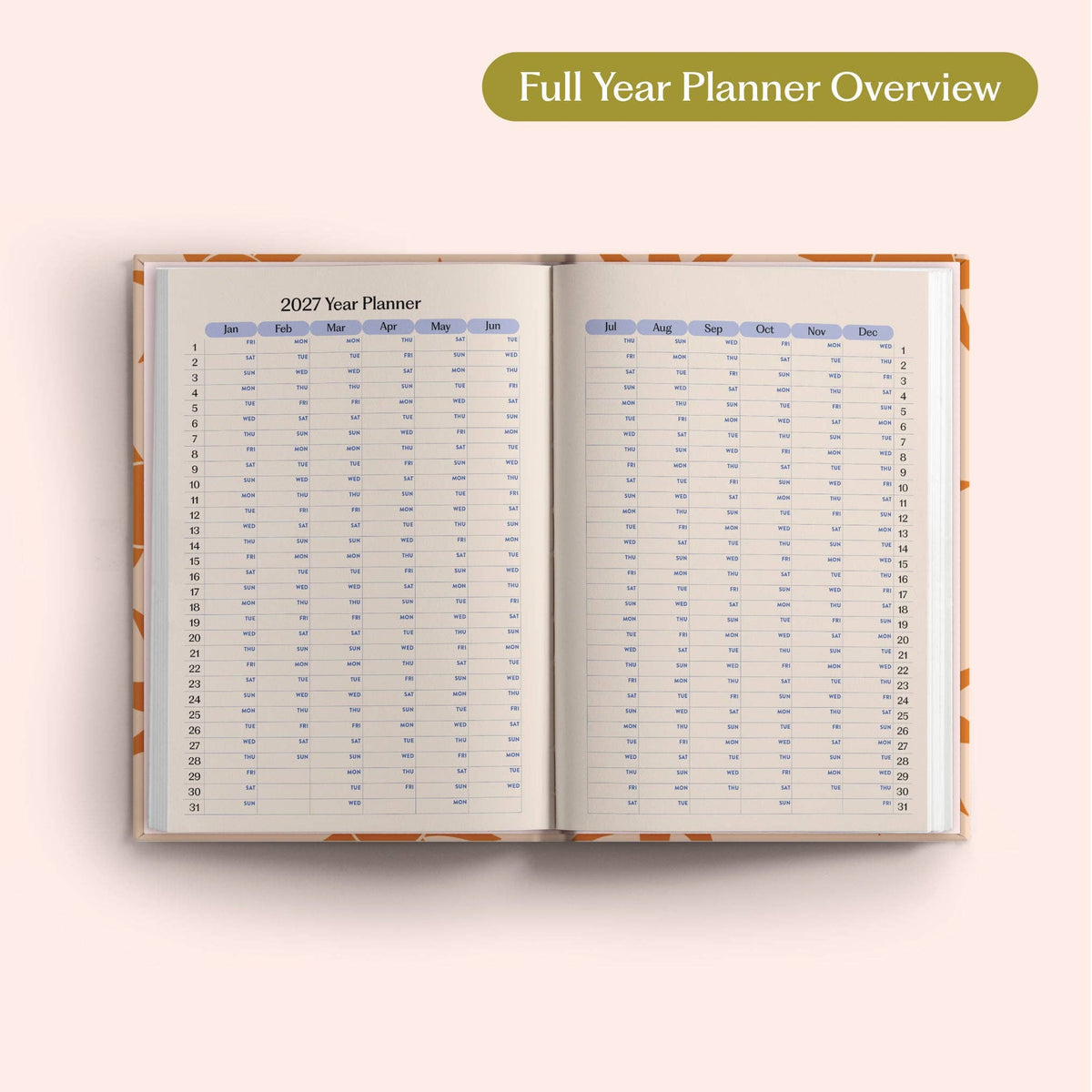 2027 Diary | Sunbeam | Week to week