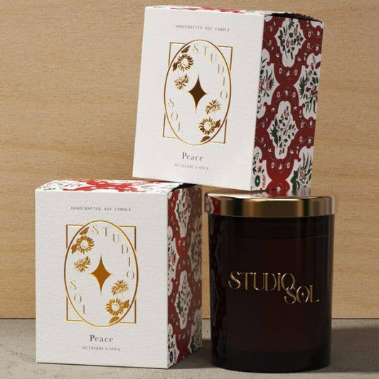 Peace Candle | Mulberry + Spice